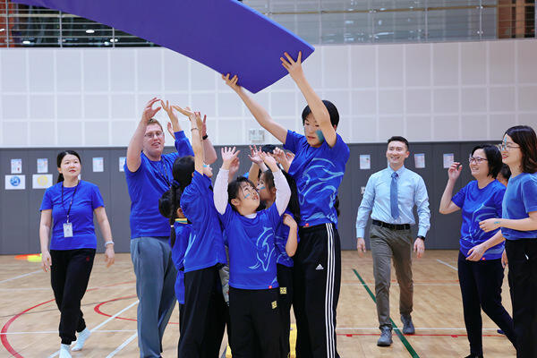 Assembly - first house event,Hiba Academy Nantong